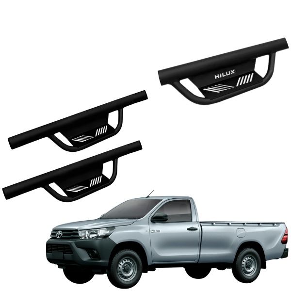 Estribo TX Tubular Hilux Cabine Simples 2...