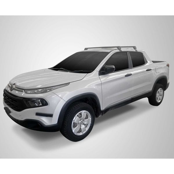 Rack de Alumínio Preto 45kg Fiat Toro (To...