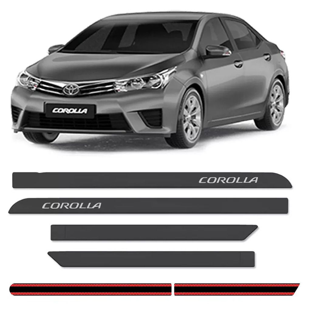 Friso Lateral Corolla 15/20 Cinza Grani M...