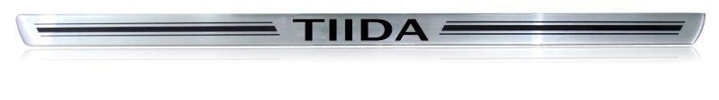 Soleira Resinada Tiida Aço Escovado IN*