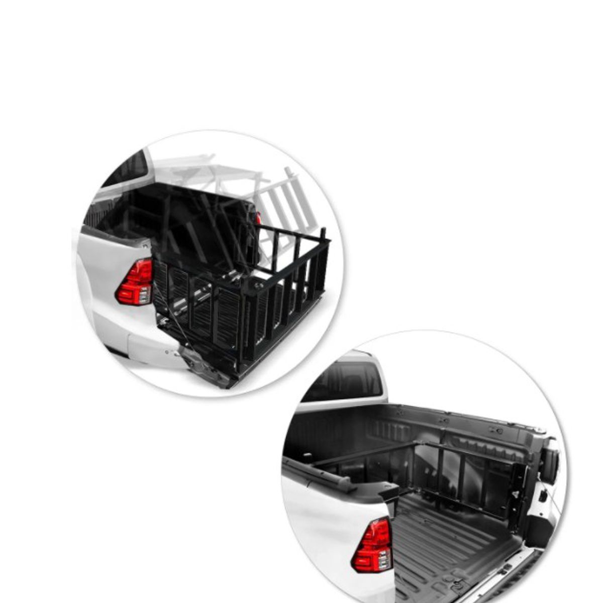 Extensor de Caçamba Hilux 16/ Preto EDR*