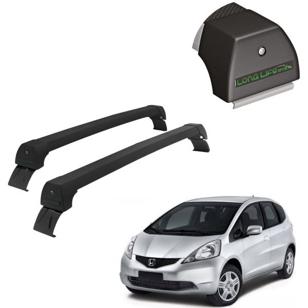 Rack de Alumínio Preto 45kg Honda Fit 200...