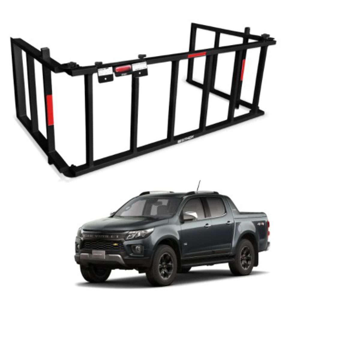 Extensor de Caçamba S10 High Country Pret...