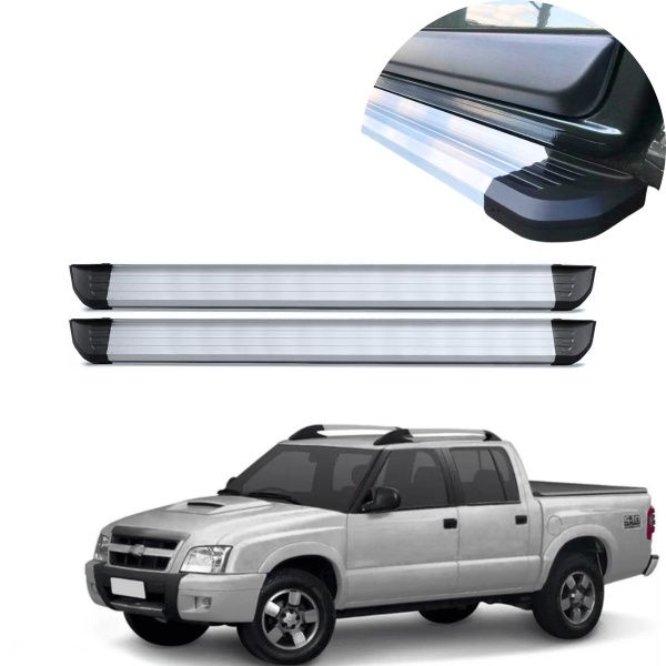Estribo Alumínio Anodizado S10 Cabine Dup...