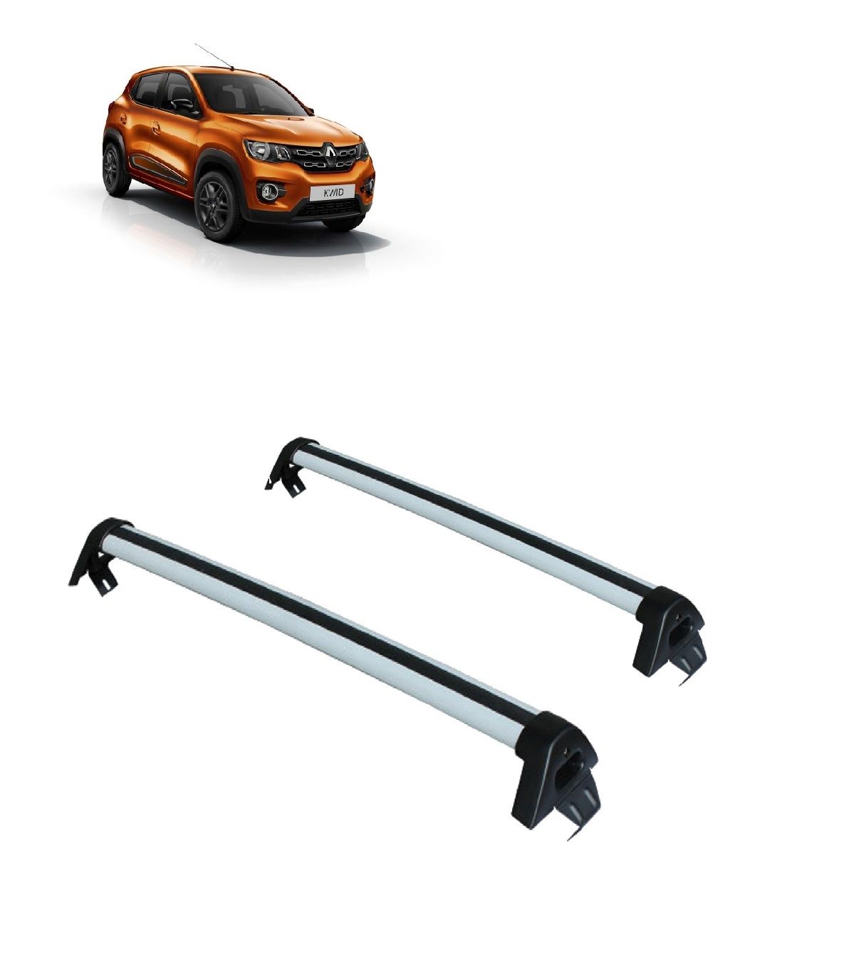 Rack de Alumínio Kwid Prata*