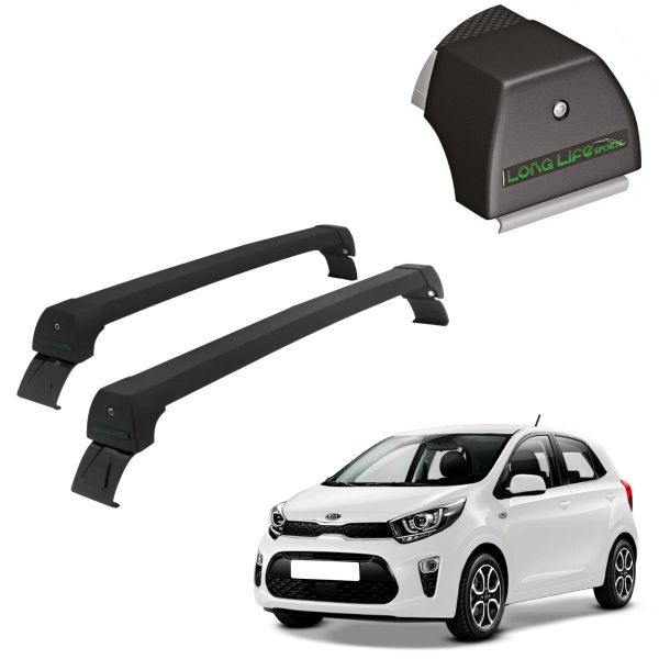 Rack de Alumínio Preto 45kg KIA Picanto 2...