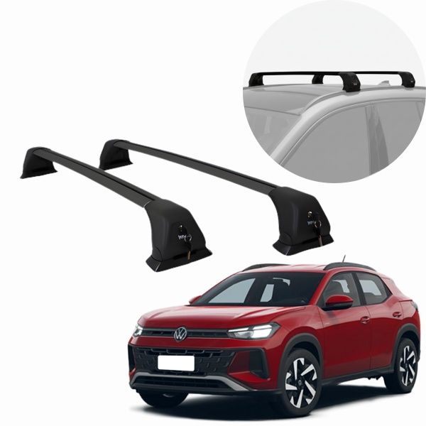 Rack de Alumínio Preto 45kg com chave VW ...