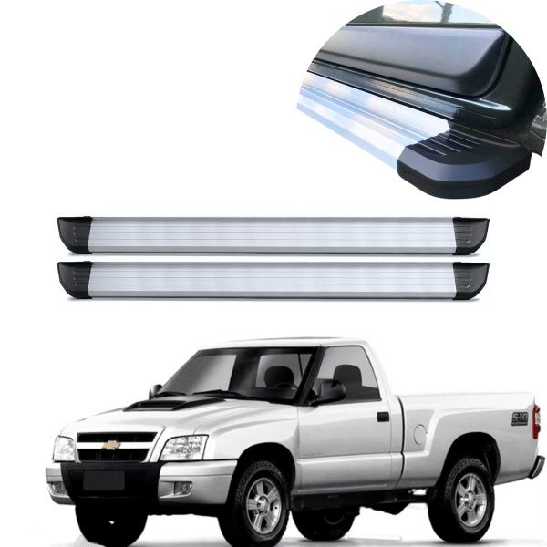 Estribo Alumínio Anodizado S10 Cabine Sim...