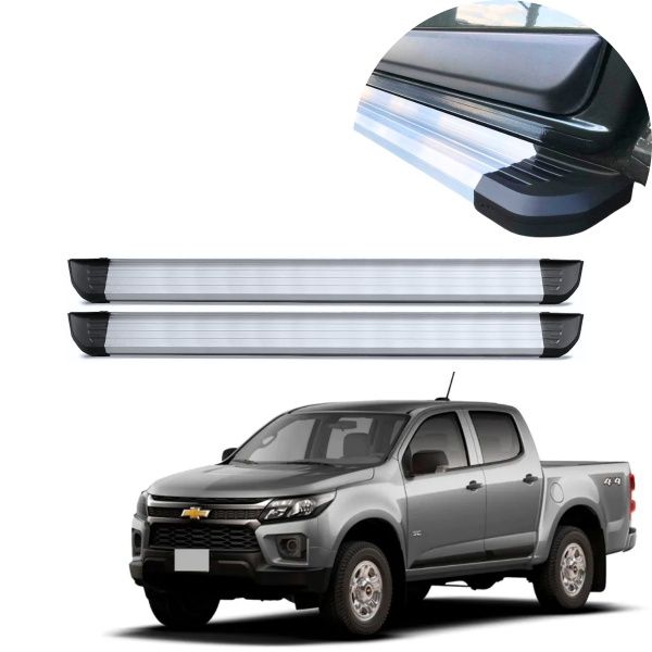 Estribo Alumínio Anodizado S10 Cabine Dup...