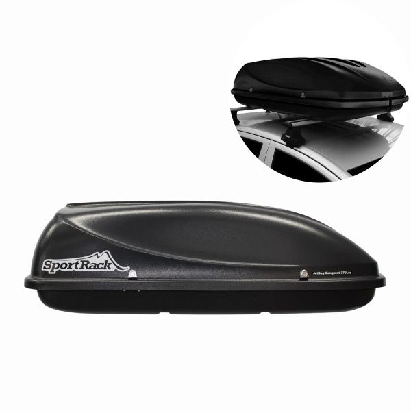 Caixa Bagageiro 370L Preta - SportRack