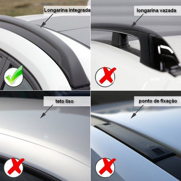 Travessa P/ Longarina Commander Prata Larga