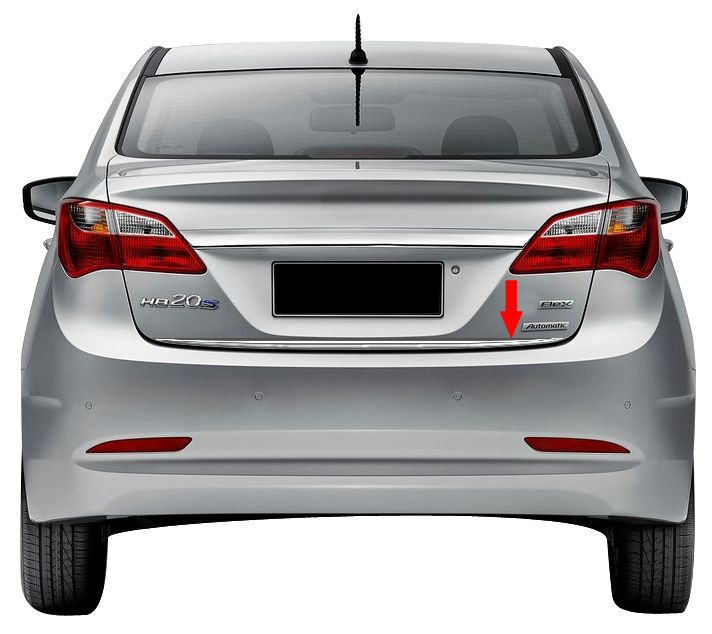 Adesivo Cromado Porta Malas - HB20 Sedan