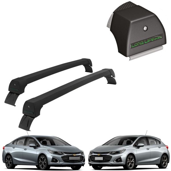 Rack de Alumínio Preto 45kg Cruze (Sedan ...