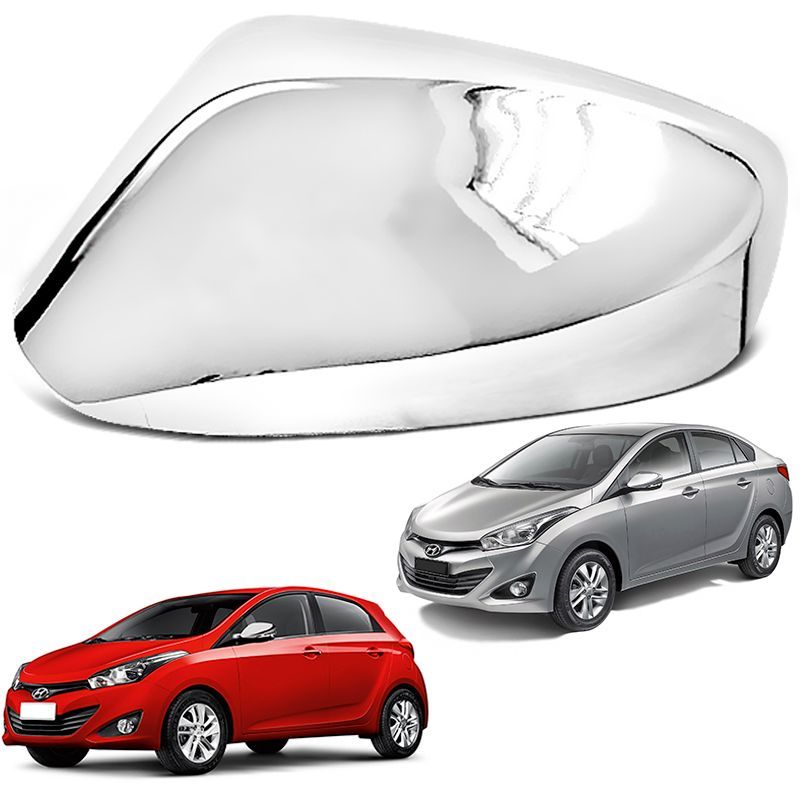 Capa Retrovisor Cromo LE- HB20*
