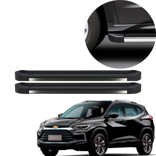 Estribo EVO Tracker 2021 até 2026 Preto F...