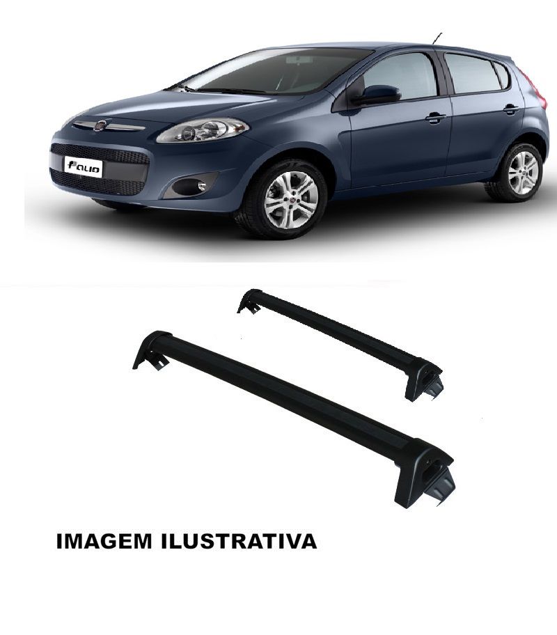 Rack de Alumínio Palio 12/ Preto*