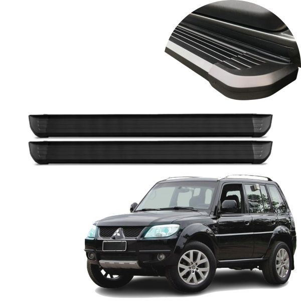 Estribo Alumínio Preto Pajero TR4 2008 at...