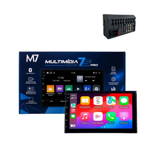 Multimídia Smart Universal 7" Android 15 ...