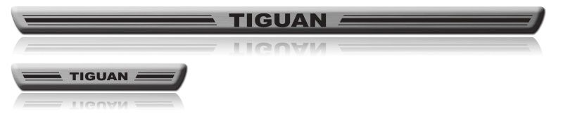 Soleira Resinada Tiguan /17 Aço Escovado IN*