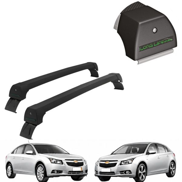 Rack de Alumínio Preto 45kg Cruze (Sedan ...