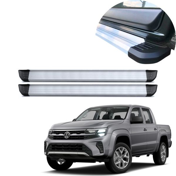 Estribo Alumínio Anodizado Amarok Cabine ...