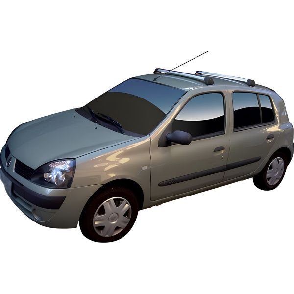 Rack de Alumínio Prata 45kg Renault Clio ...