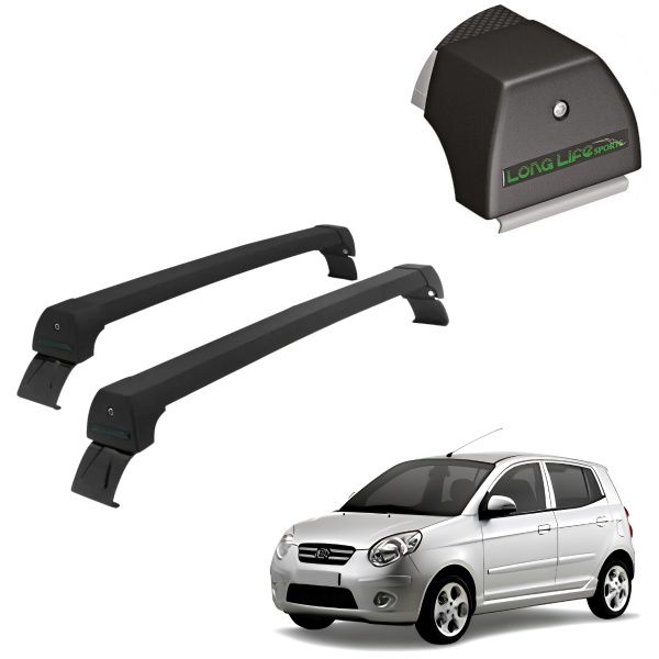 Rack de Alumínio Preto 45kg KIA Picanto 2...