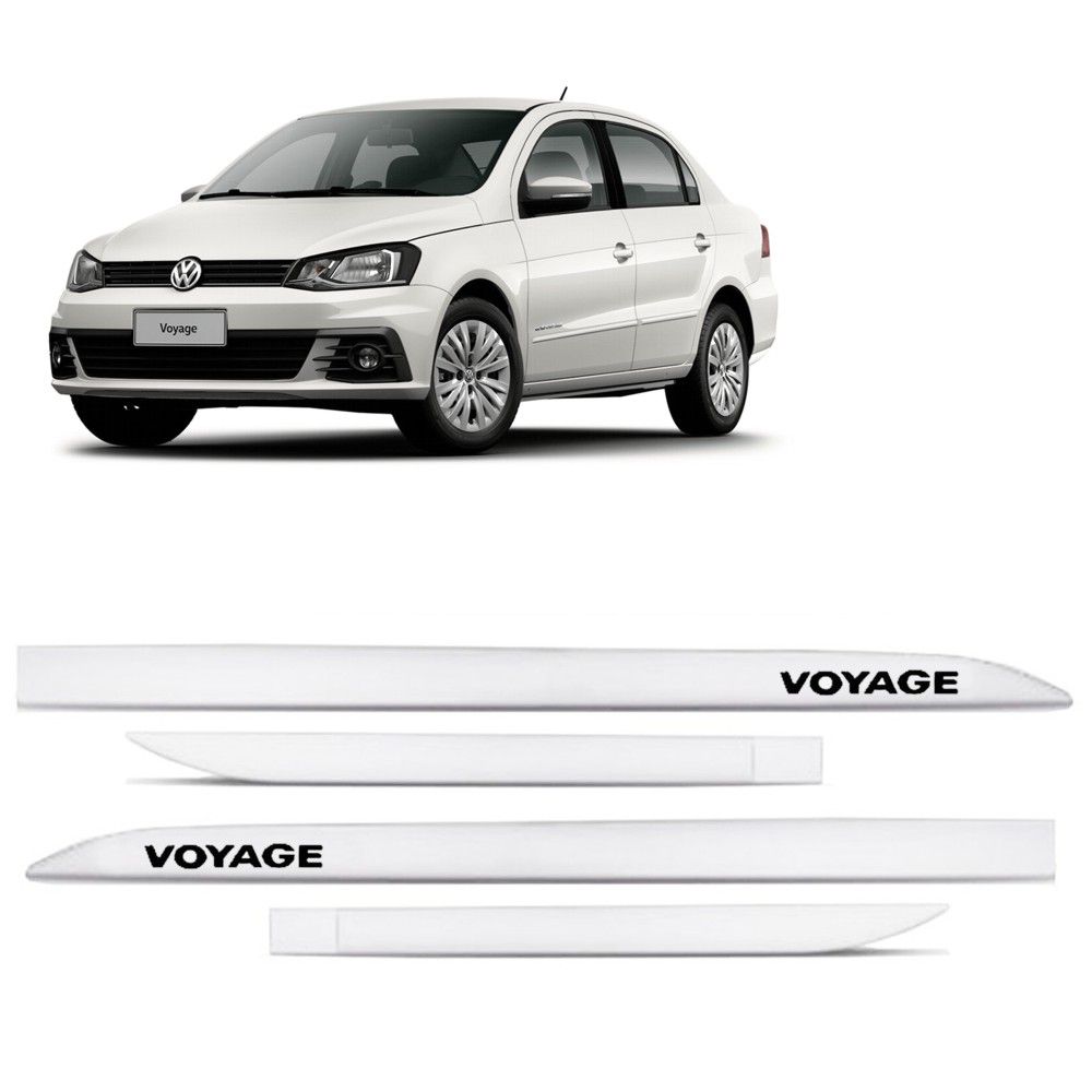 Friso Lateral Voyage Branco Cristal Largo*