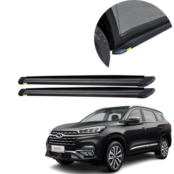 Estribo Alumínio Slim Preto Tiggo 8 2021 ...