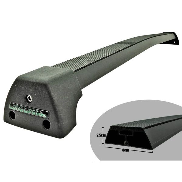 Rack de Alumínio Preto 45kg SANDERO / DUS...