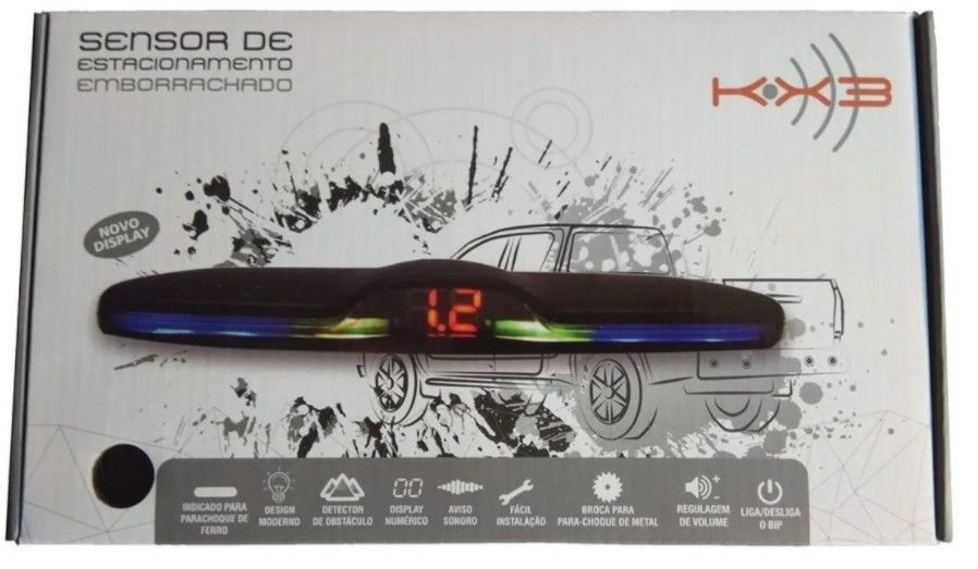 Sensor de Estacionamento c/visor Emborrac...