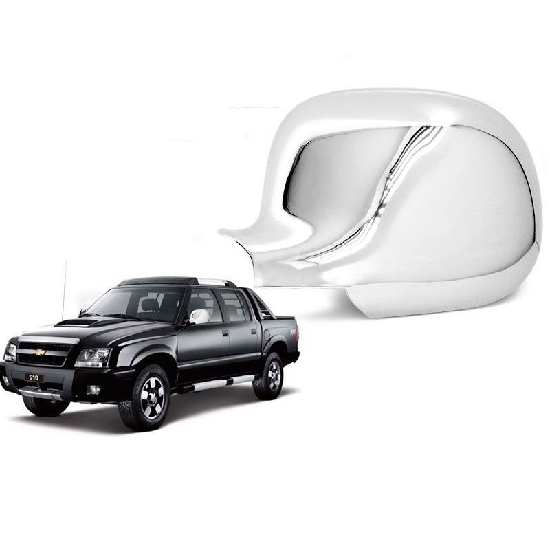 Capa Retrovisor Cromo S10 95/ Blazer/Silv...