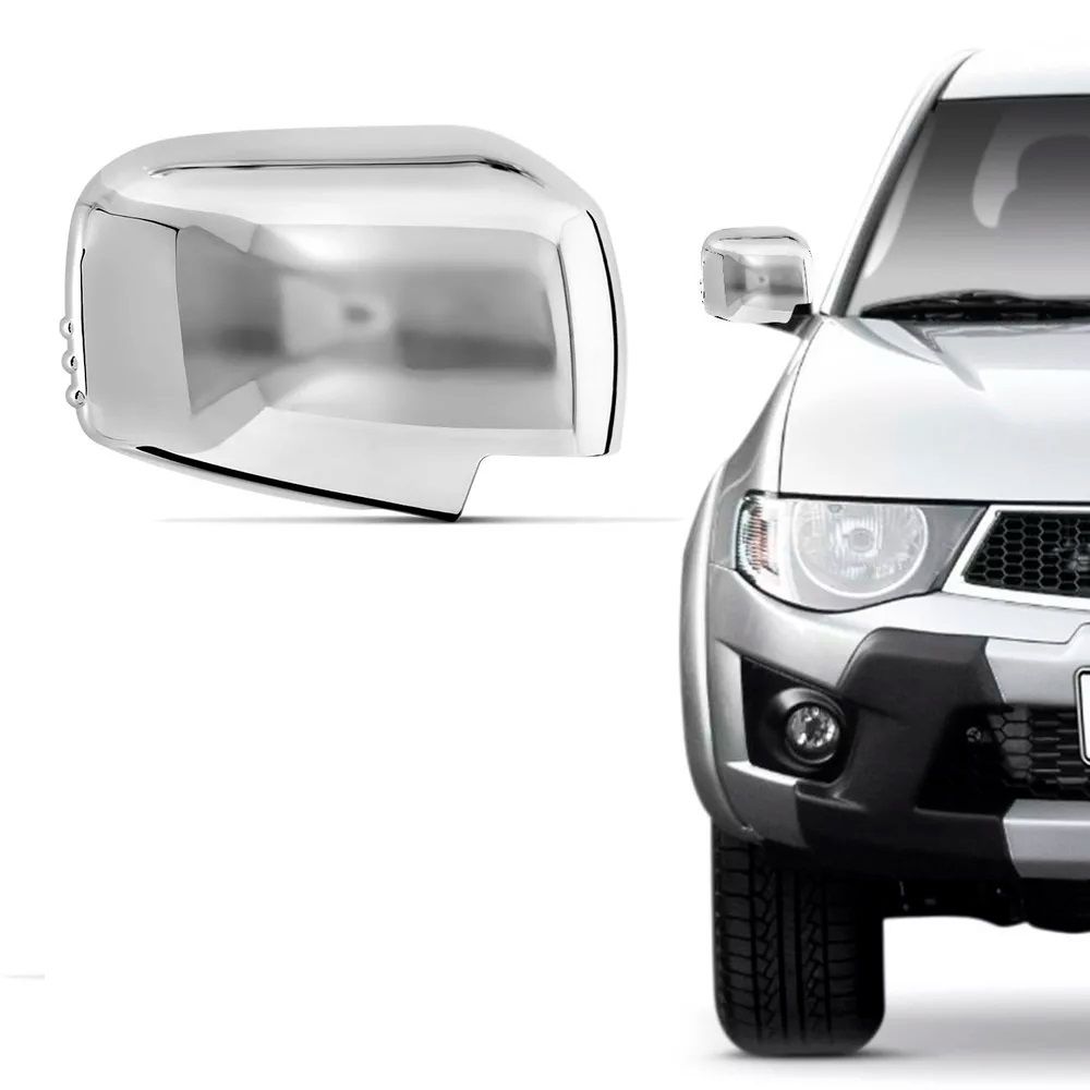 Sobre capa Retrovisor Cromo L-200 Triton/...