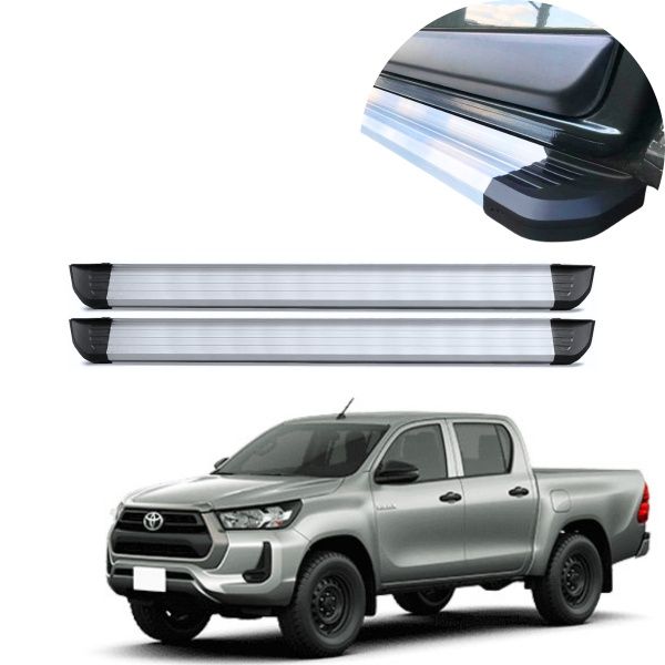 Estribo Alumínio Anodizado Hilux Cabine D...