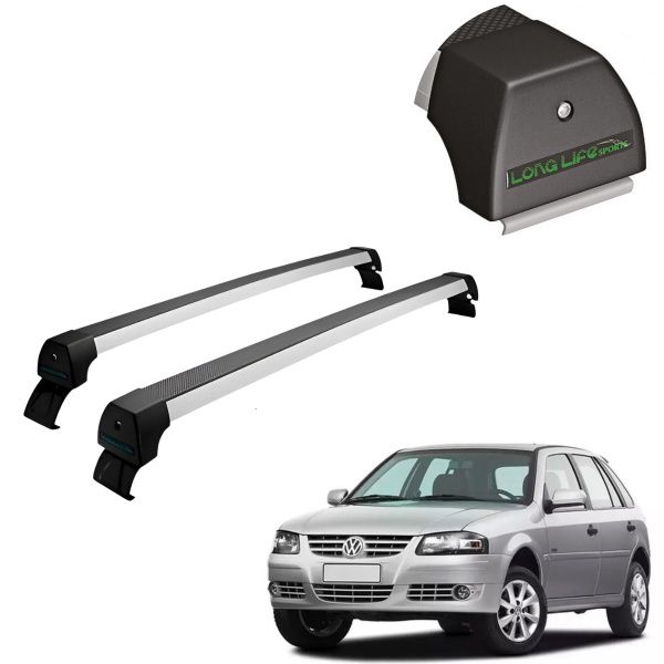 Rack de Alumínio Prata 45kg Gol G2 / G3 /...