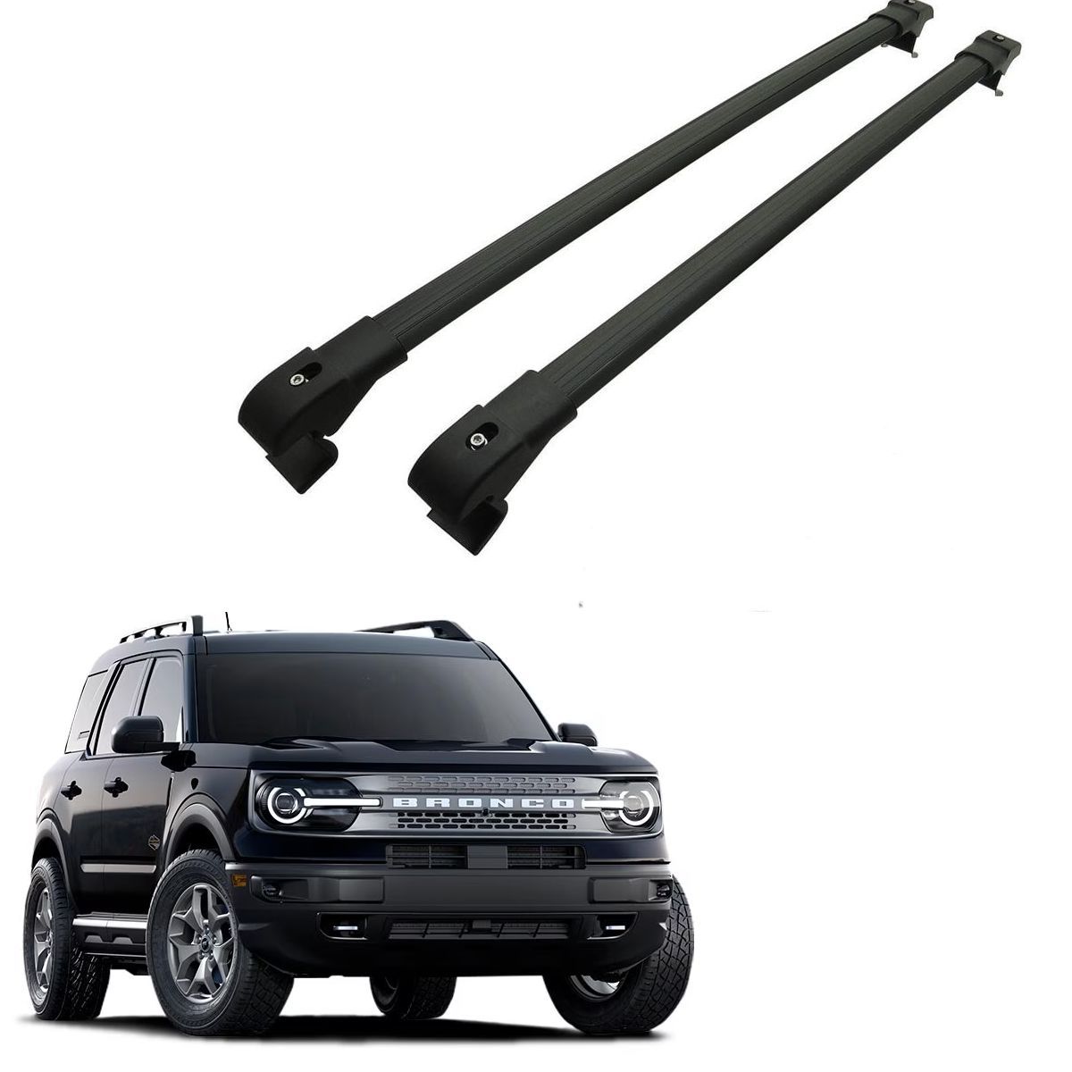 Travessa p/ Longarina Bronco  Preta Slim*