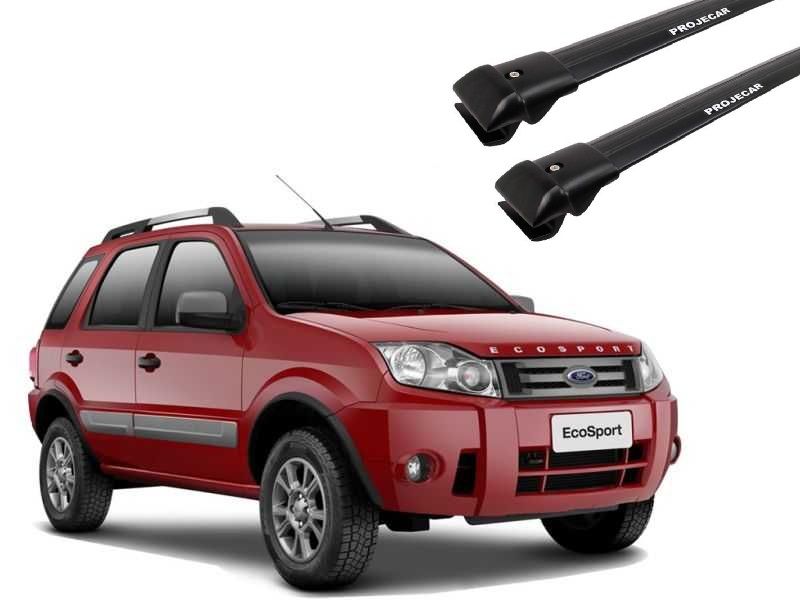 Travessa P/ Longarina EcoSport /12 Preta ...