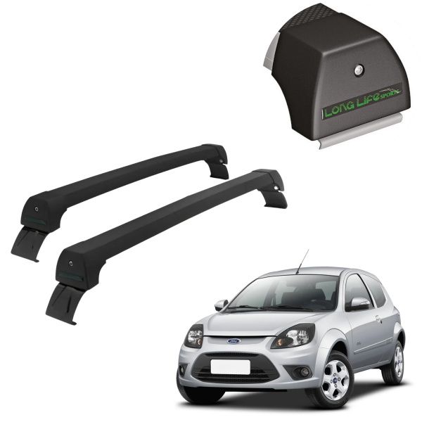 Rack de Alumínio Preto 45kg Ford Ká 2008 ...