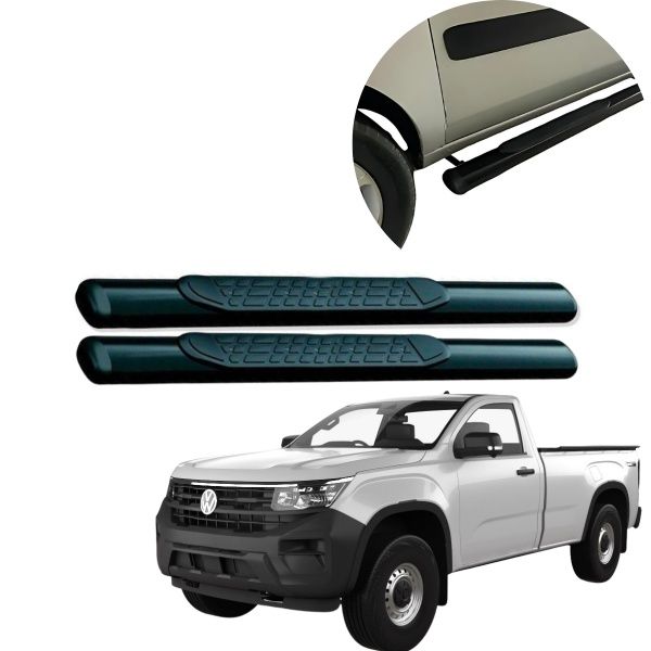Estribo Oblongo Preto Amarok Cabine Simpl...