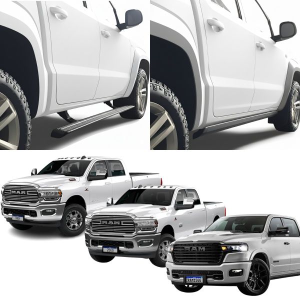 Estribo Elétrico Ram 2500/3500 e Ram 1500...