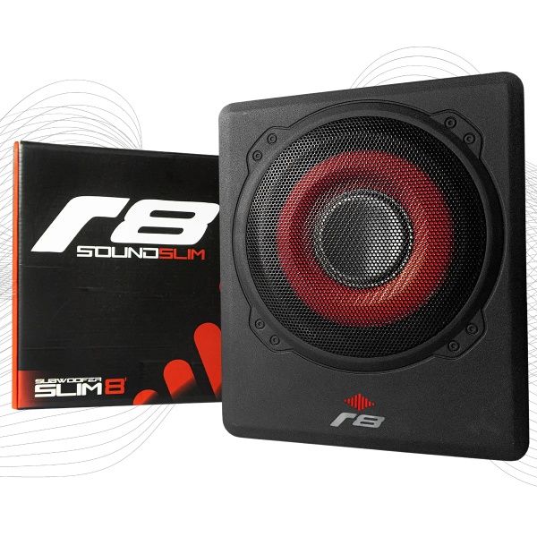Caixa Amplificada SubWoofer 8" 100W - r8 Caixa Amplificada SubWoofer 8" 100W - r8