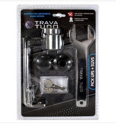 Trava Antifurto Estepe - Hilux/S10/Toro  ...