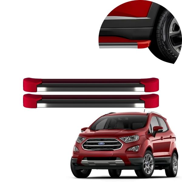 Estribo EVO Ecosport 2013 até 2021 Vermel...