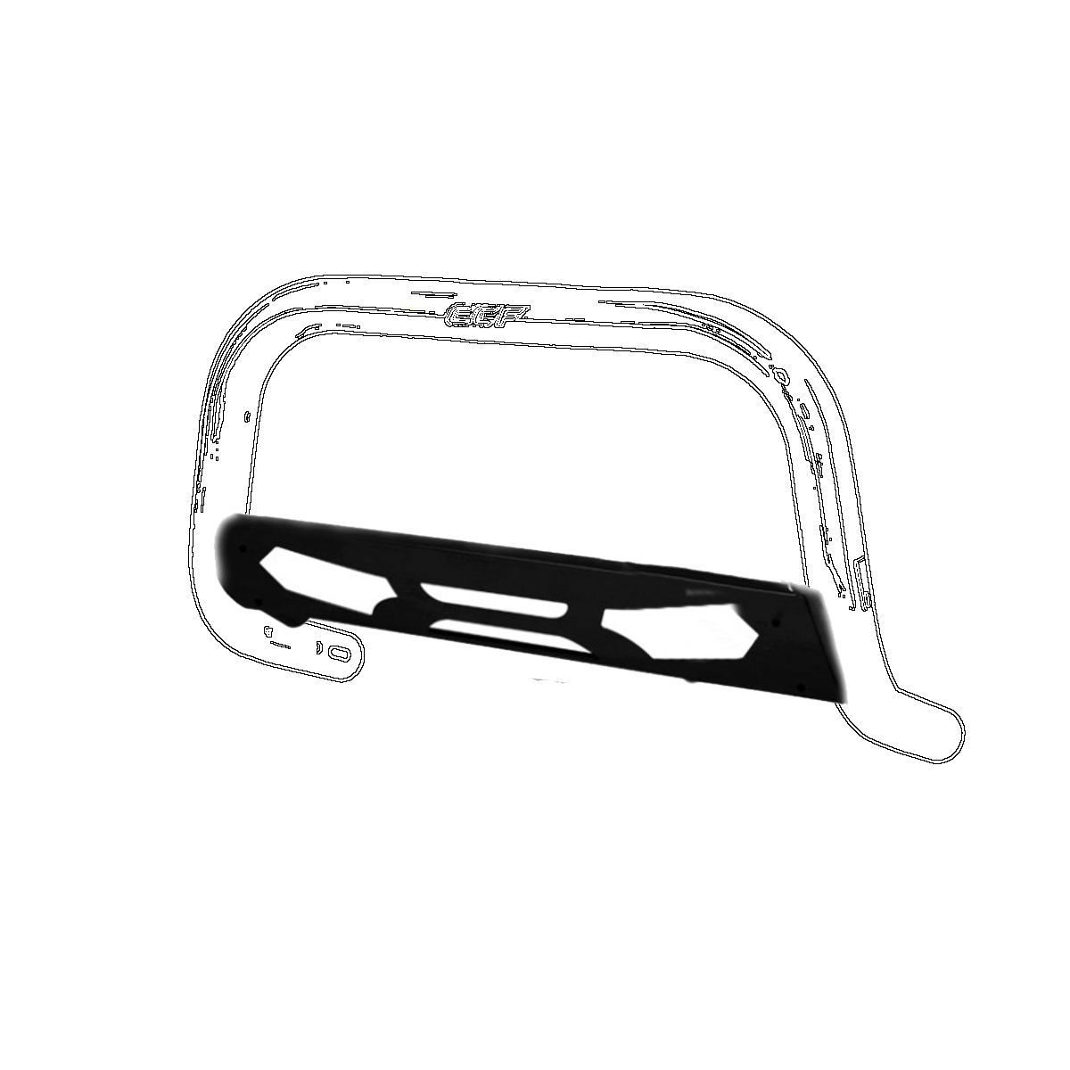 Peito/Chapa Eco13/  Preto (P/PCI CCF)*