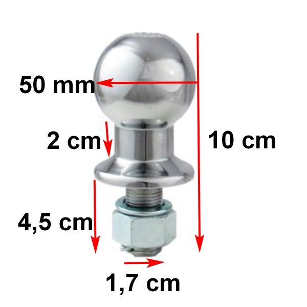Bola p/ Engate CROMO 0,50x100mm VIECELI