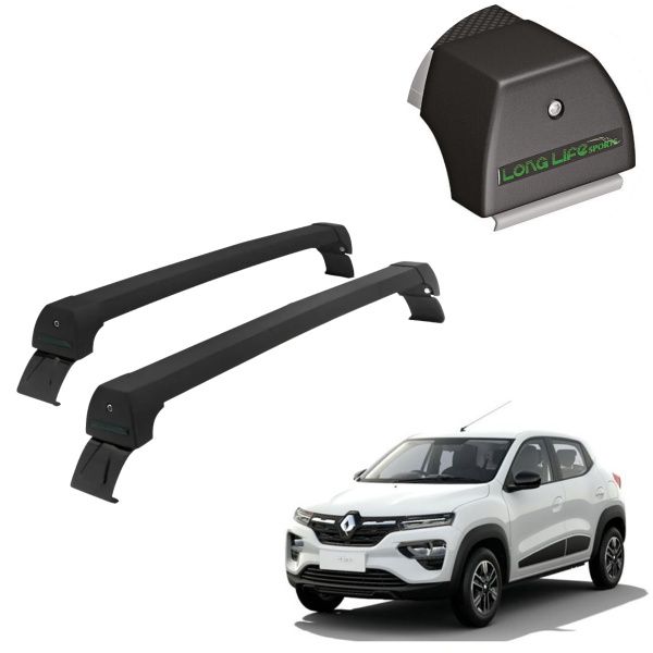 Rack de Alumínio Preto 45kg Kwid 2015 até...