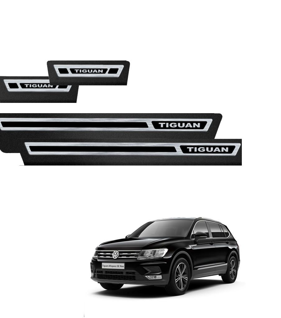 Soleira Resinada Tiguan 18/ 4P Aço Escovado