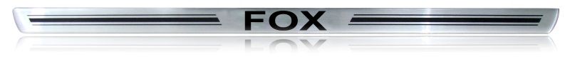 Soleira Resinada Fox 04/ 4P Aço Escovado