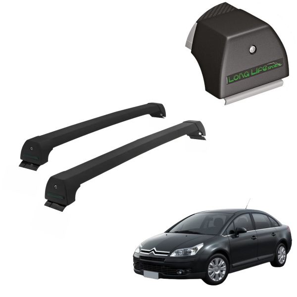 Rack de Alumínio Preto 45kg Citroen C4 Pa...