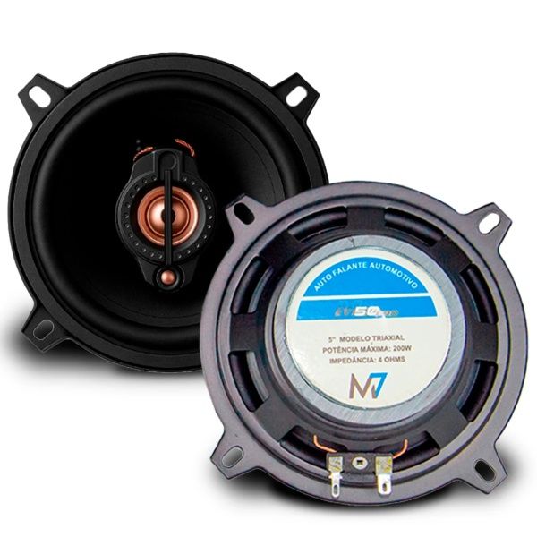Alto Falante 5" Triaxial 200Watts 4 OHMS ...